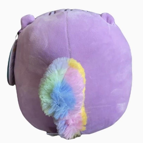 Kellytoy Sydnee The Purple Squirrel Squishmallow Pillow Stuffed Plush Toy 16in - Picture 5 of 7
